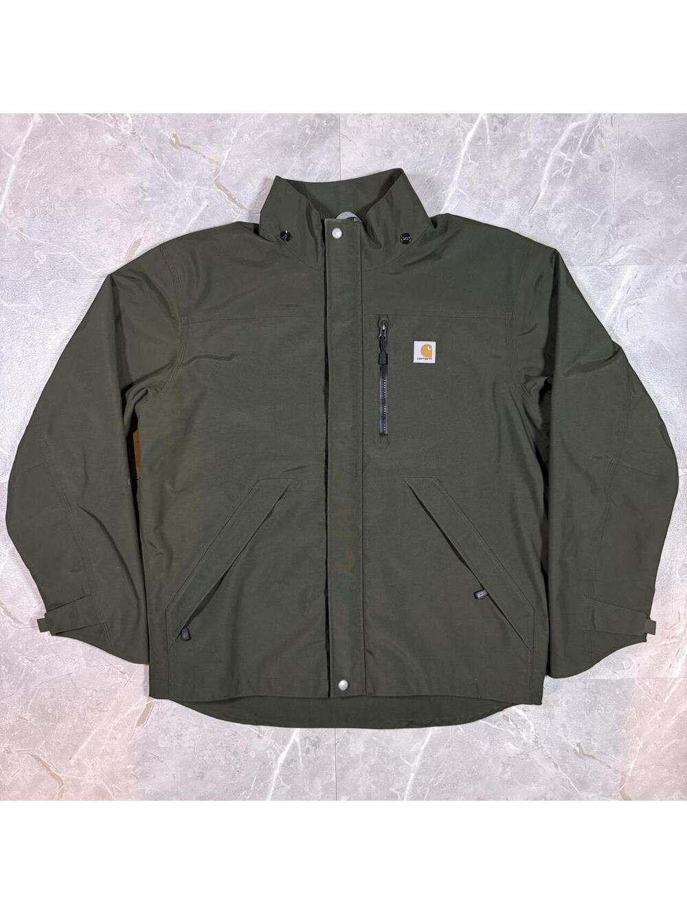 Carhartt Shoreline Storm Defender Waterproof Olive Jacket